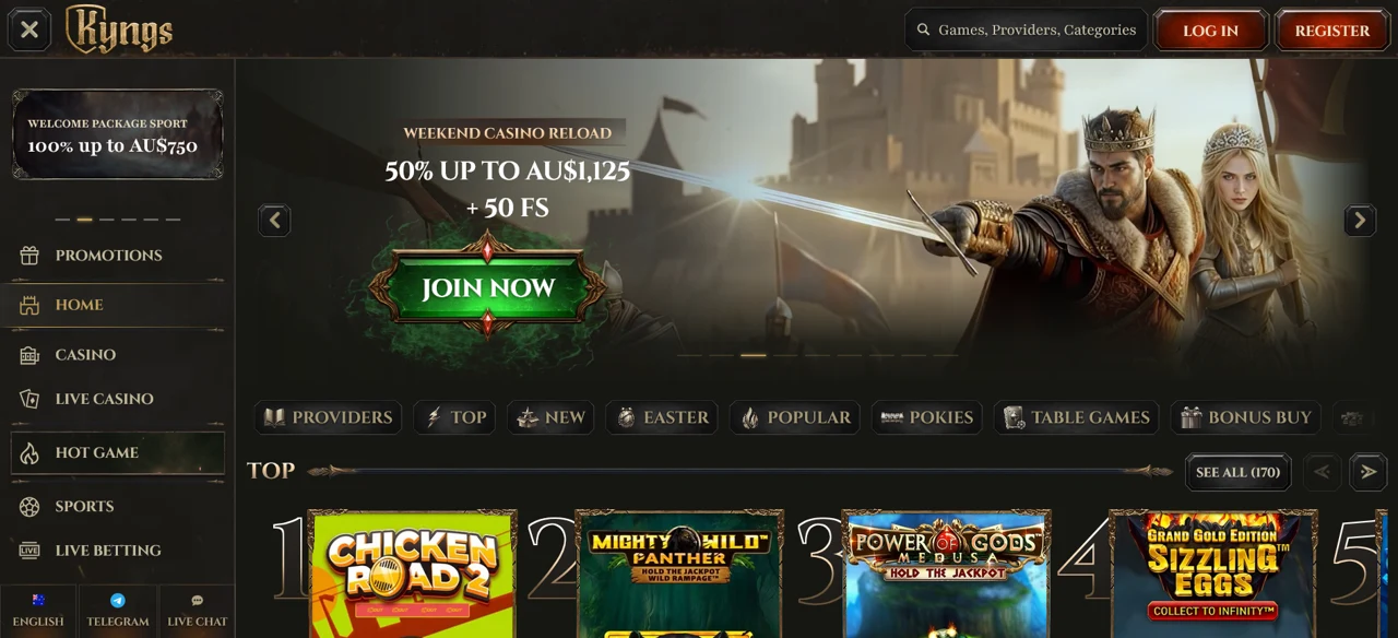 Kyngs screenshot 1