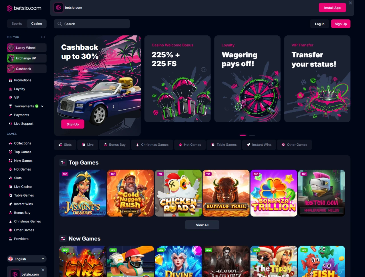 Betsio screenshot 3